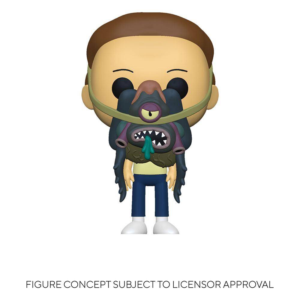 Rick & Morty POP! Animation Vinyl Figur Morty w/ Glorzo 9 cm