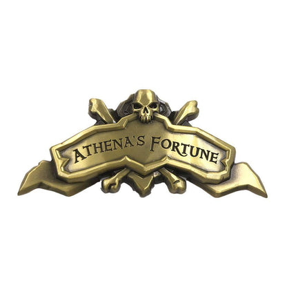 Sea of Thieves Replik Athena's Fortune Ship Plaque Antique