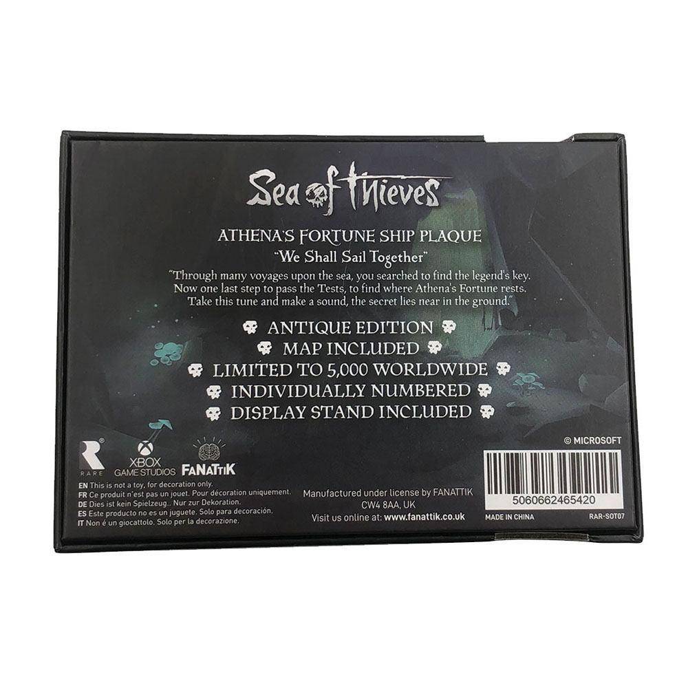 Sea of Thieves Replik Athena's Fortune Ship Plaque Antique