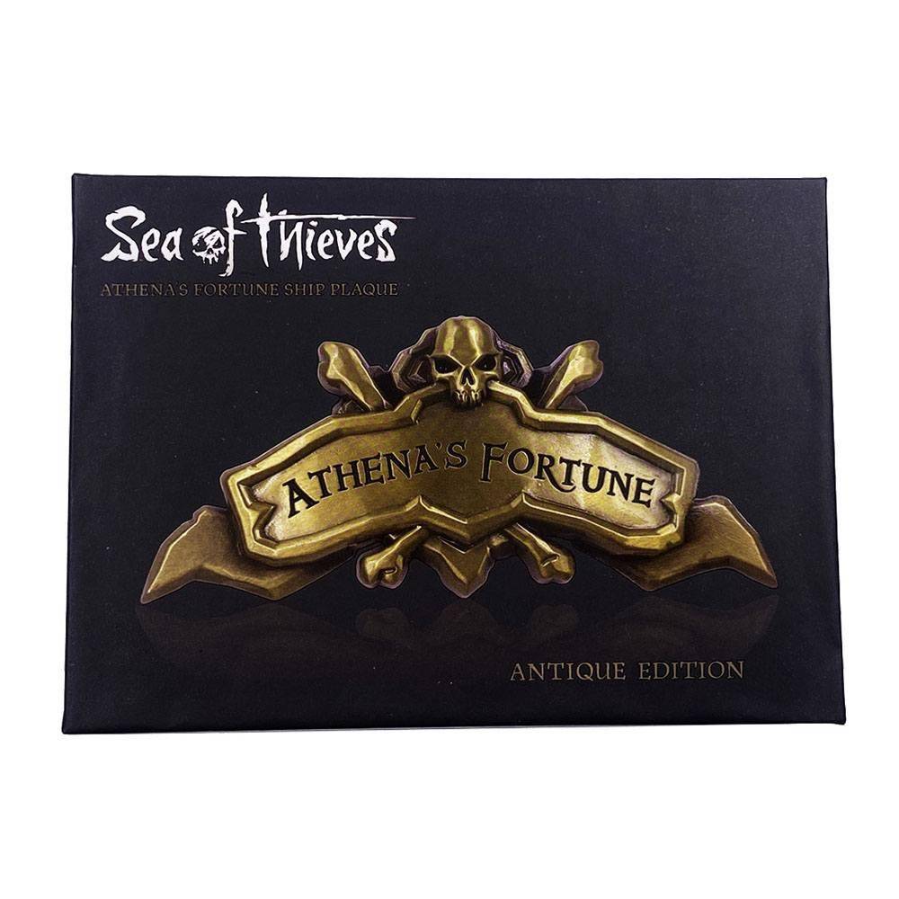 Sea of Thieves Replik Athena's Fortune Ship Plaque Antique