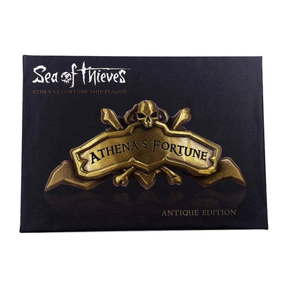 Sea of Thieves Replik Athena's Fortune Ship Plaque Antique