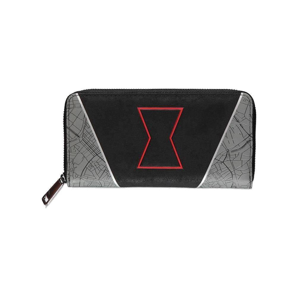 Black Widow Zip Around Geldbeutel Hourglass