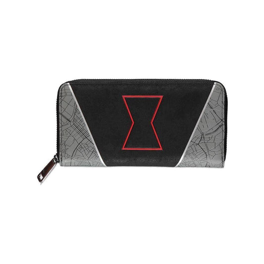 Black Widow Zip Around Geldbeutel Hourglass
