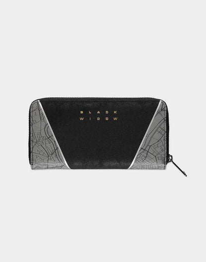 Black Widow Zip Around Geldbeutel Hourglass