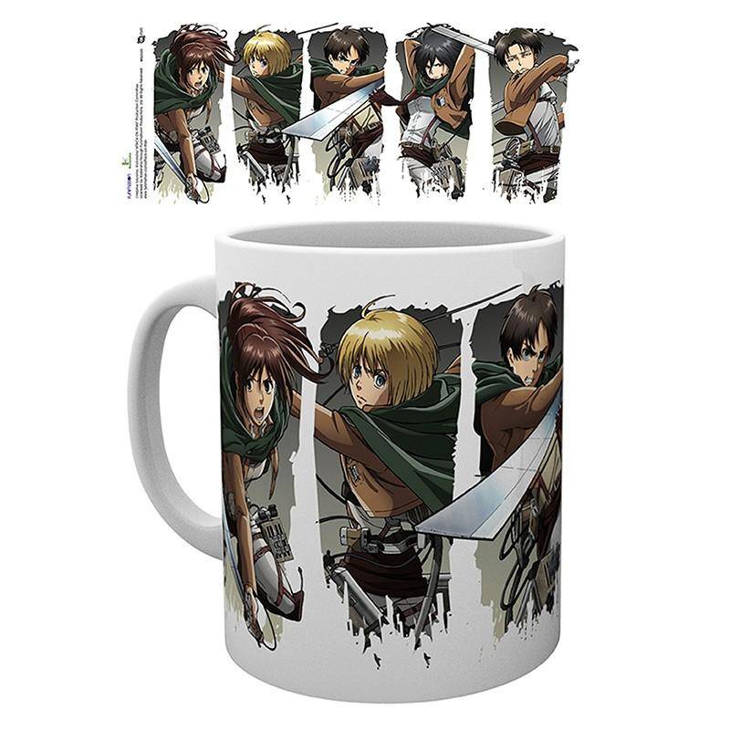 Attack on Titan - Tasse Charakter Montage - 320 ml