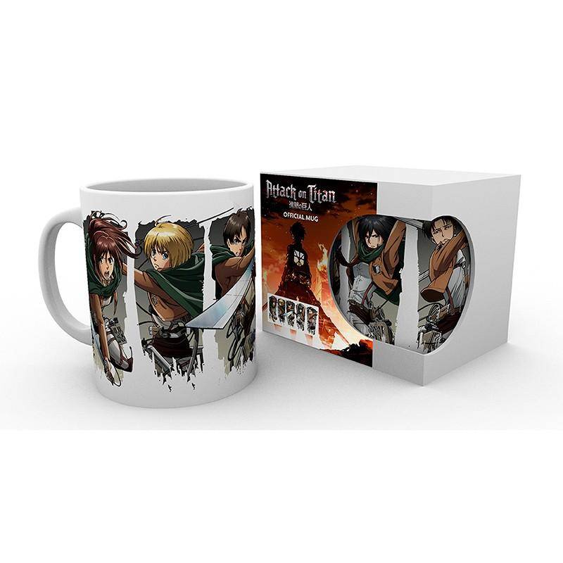 Attack on Titan - Tasse Charakter Montage - 320 ml