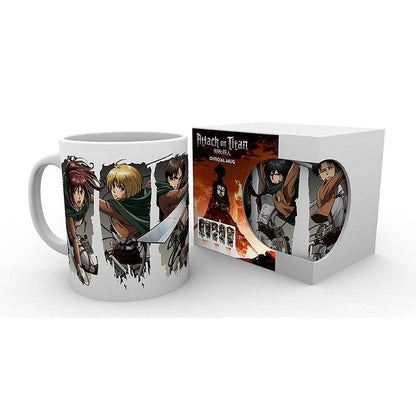Attack on Titan - Tasse Charakter Montage - 320 ml