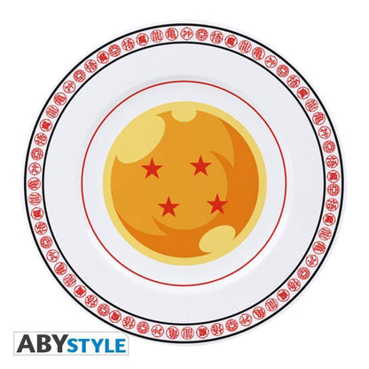Dragon Ball - Set aus 4 Tellern - Embleme
