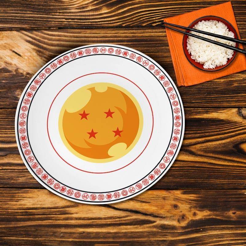 Dragon Ball - Set aus 4 Tellern - Embleme