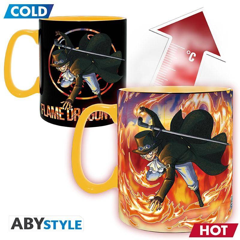 One Piece - Becher Heat Change - 460 ml - Luffy & Sabo