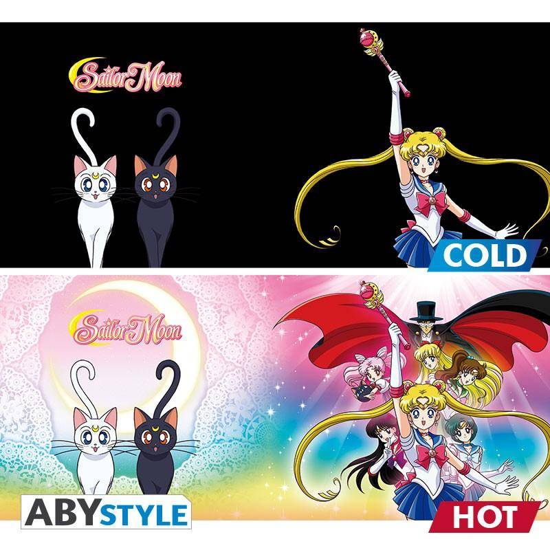 Sailor Moon - Becher Heat Change - 460 ml – Gruppe