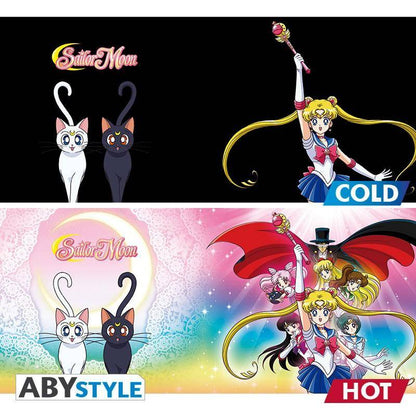 Sailor Moon - Becher Heat Change - 460 ml – Gruppe