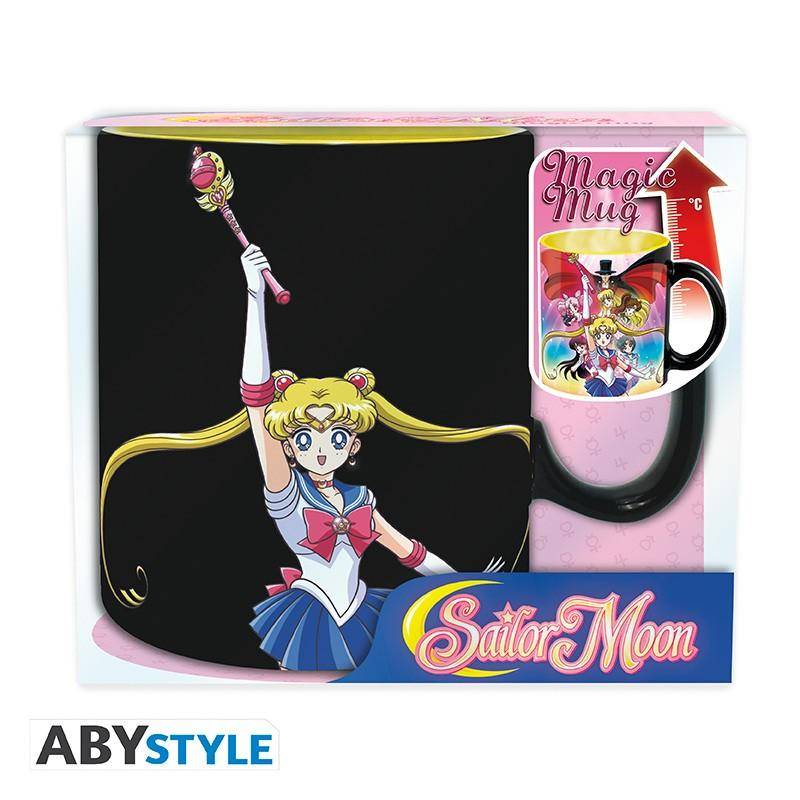 Sailor Moon - Becher Heat Change - 460 ml – Gruppe