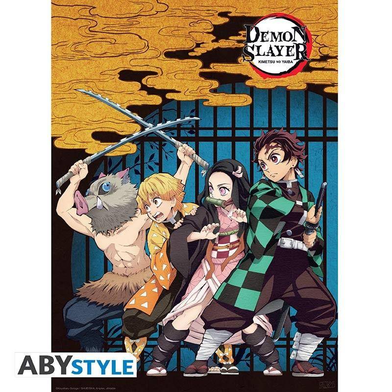 Demon Slayer - Poster Doppelpack Gruppe & Duo 52 x 38 cm