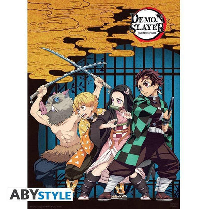 Demon Slayer - Poster Doppelpack Gruppe & Duo 52 x 38 cm