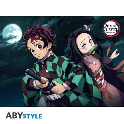 Demon Slayer - Poster Doppelpack Gruppe & Duo 52 x 38 cm