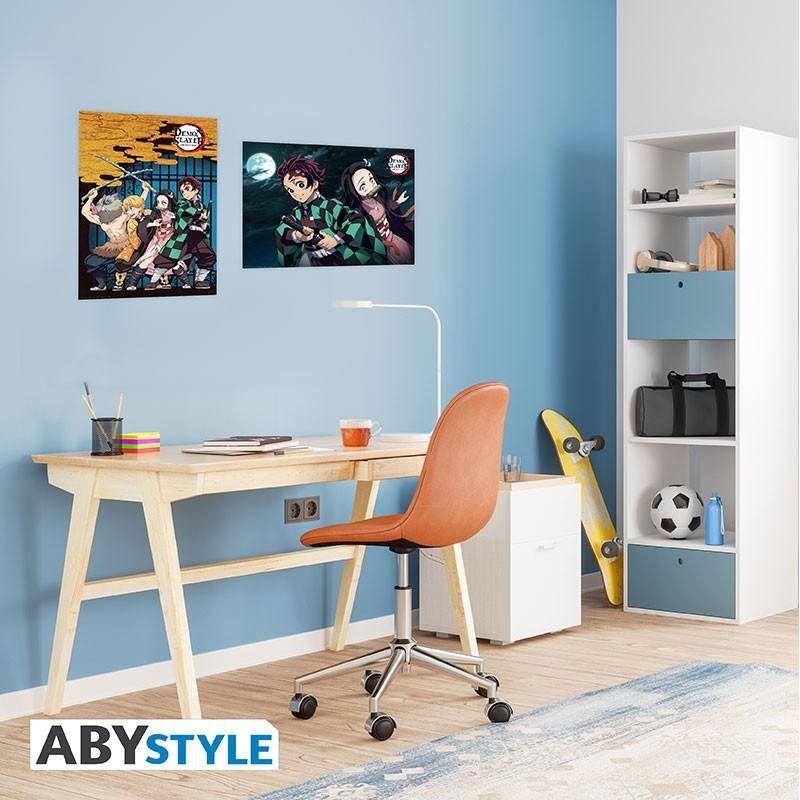 Demon Slayer - Poster Doppelpack Gruppe & Duo 52 x 38 cm