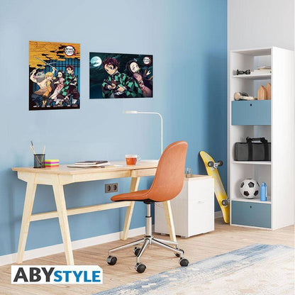 Demon Slayer - Poster Doppelpack Gruppe & Duo 52 x 38 cm