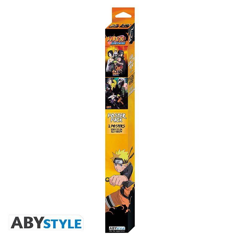 Naruto - Poster Doppelpack Ninjas - 52 x 38 cm