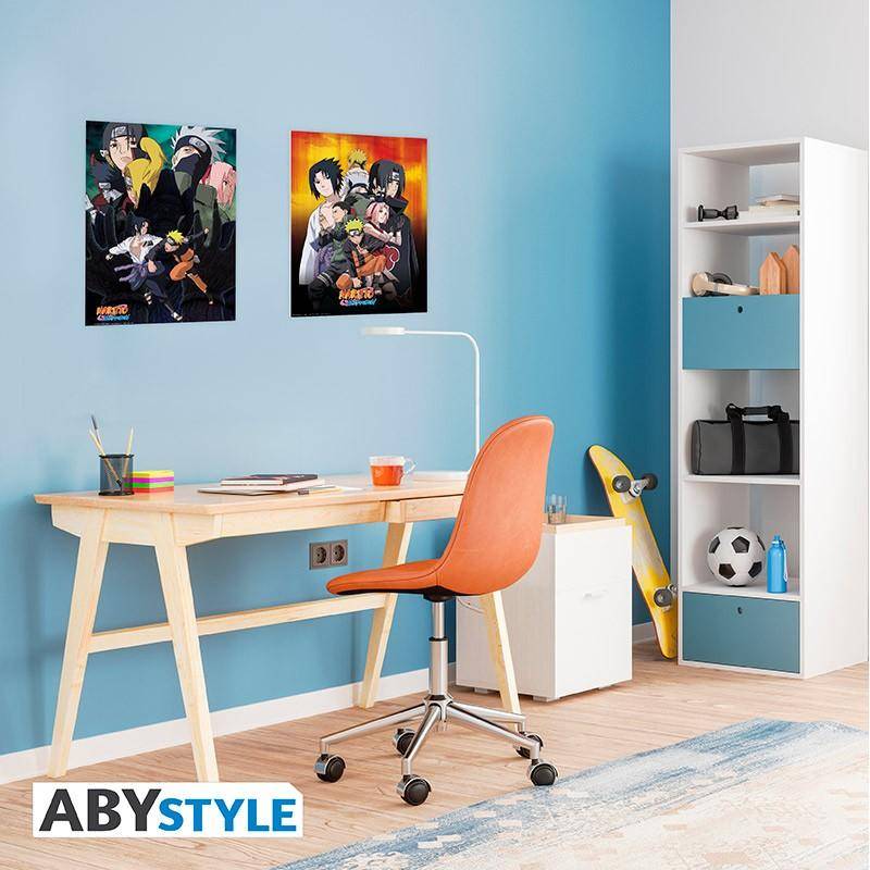 Naruto - Poster Doppelpack Ninjas - 52 x 38 cm