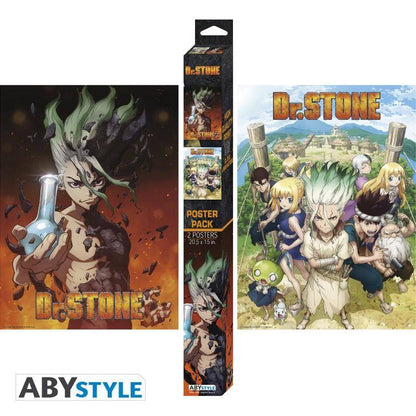Dr. Stone - Set 2 Chibi Poster - Gruppe & Artwork (52x38)