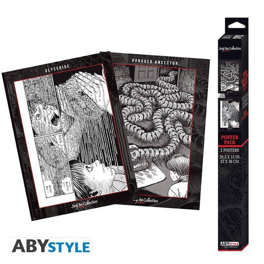 Junji Ito - Set 2 Chibi Poster Artworks (52x38)