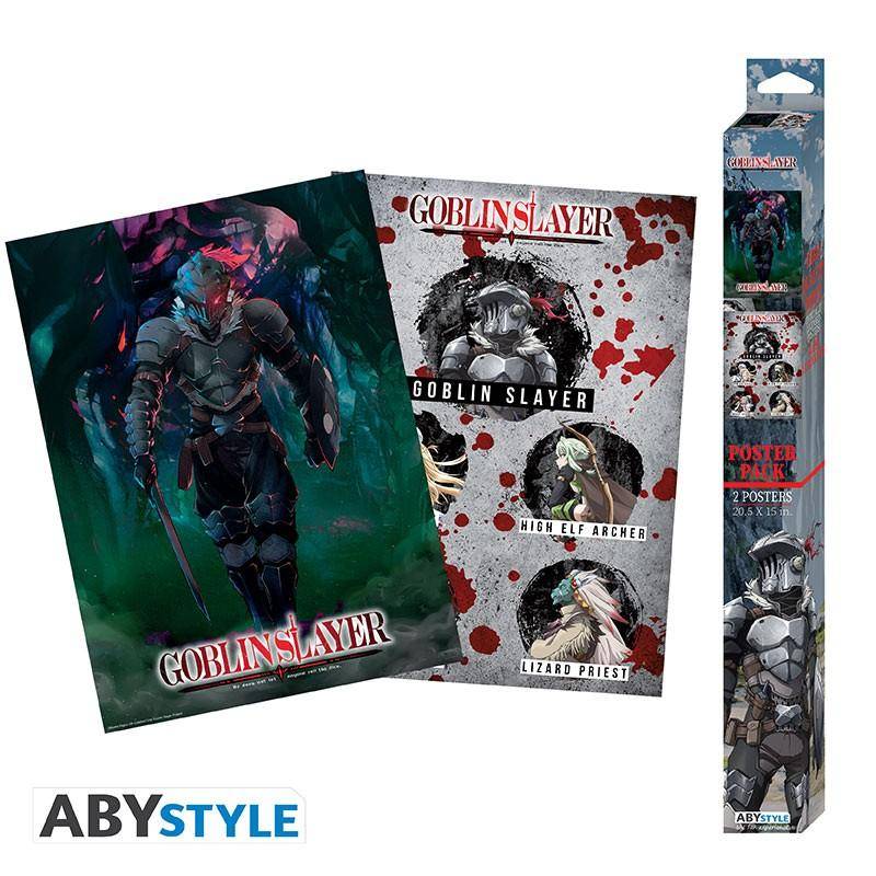 Goblin Slayer - Set 2 Chibi Poster - Groupe & Slayer (52x38)