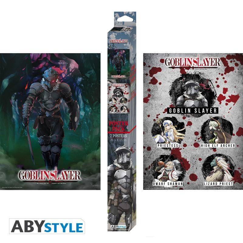 Goblin Slayer - Set 2 Chibi Poster - Groupe & Slayer (52x38)