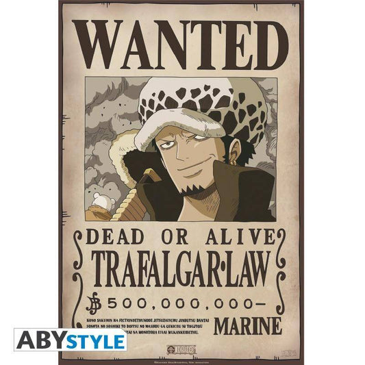 One Piece - Poster "Wanted Trafalgar Law" (52x35)