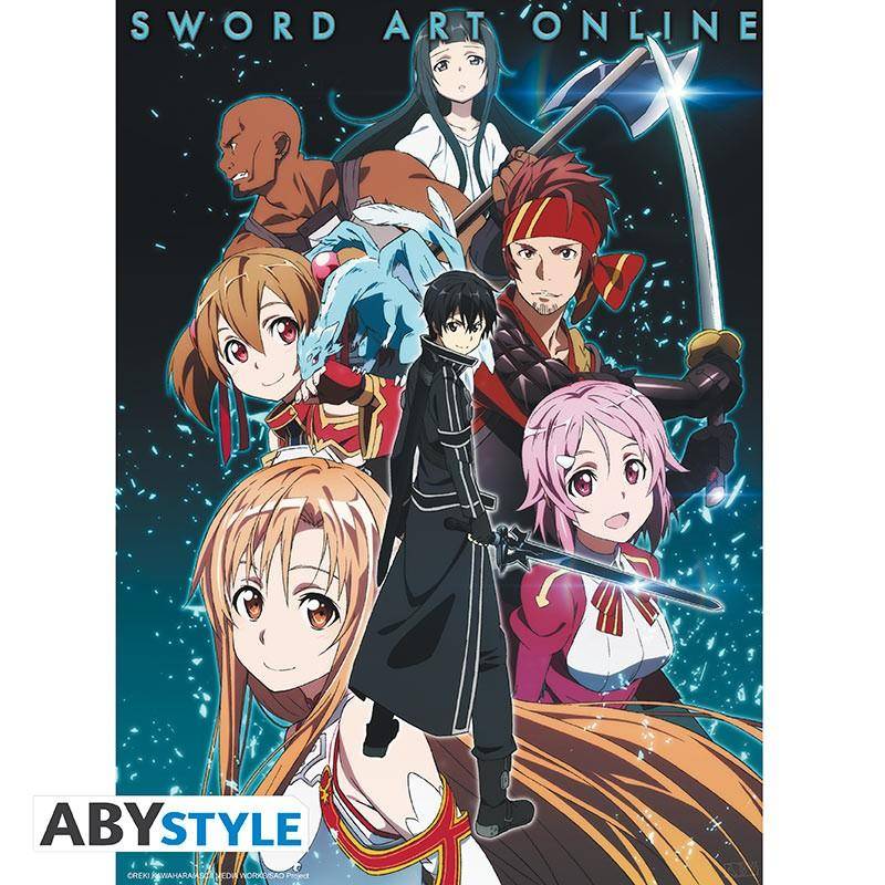 Sword Art Online - Poster Party Mitglieder (52x38)
