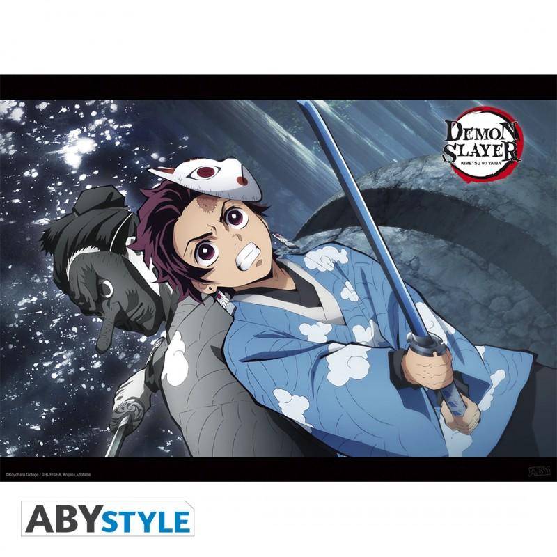 Demon Slayer - Poster "Tanjiro & Urokodaki" (52x38)