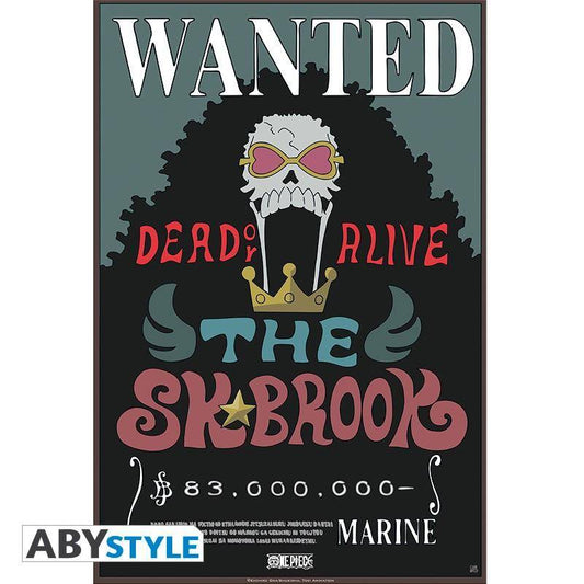 One Piece - Poster "Wanted Brook New" (52x35)