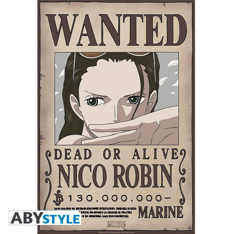 One Piece - Poster "Wanted Robin New" (52x35)