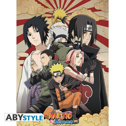 Naruto Shippuden - Poster "Shippuden Gruppe 2" (52x38)