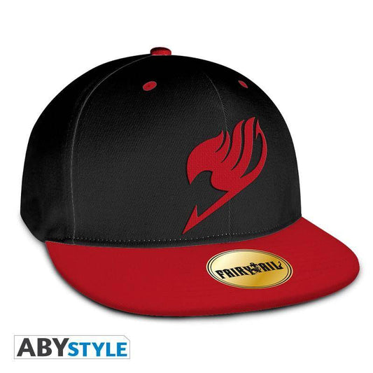 Fairy Tail - Kappe Schwarz & Rot Emblem