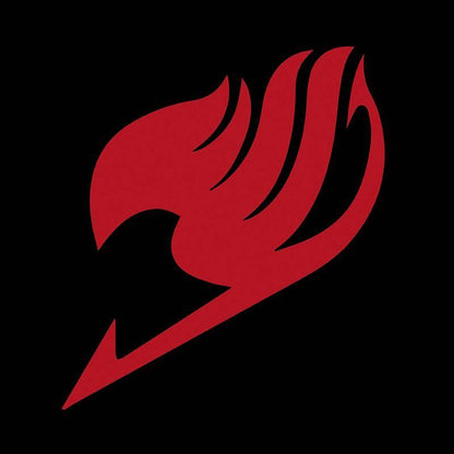 Fairy Tail - Kappe Schwarz & Rot Emblem
