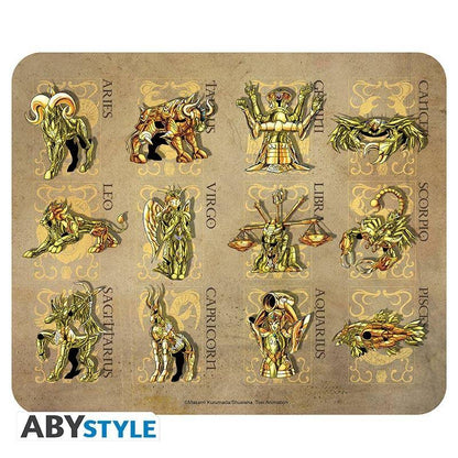 Saint Seiya - Flexibles Mauspad - Goldfarbene Rüstungen