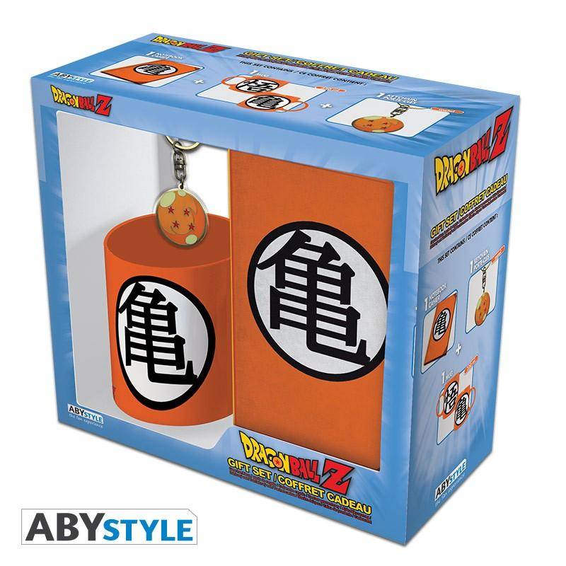 Dragon Ball - Pck Becher320ml + Schlüsselanhänger + Notizbuch "Kame Symbol"
