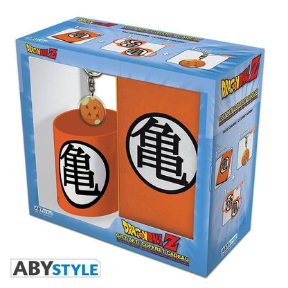 Dragon Ball - Pck Becher320ml + Schlüsselanhänger + Notizbuch "Kame Symbol"