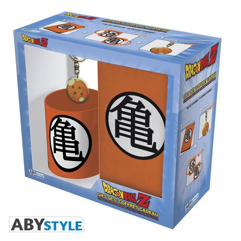 Dragon Ball - Pck Becher320ml + Schlüsselanhänger + Notizbuch "Kame Symbol"