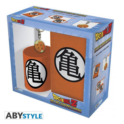 Dragon Ball - Pck Becher320ml + Schlüsselanhänger + Notizbuch "Kame Symbol"