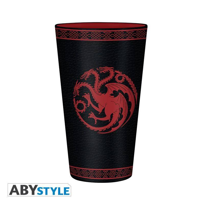 Game Of Thrones - Großes Glas - 400ml - Targaryen – Folie