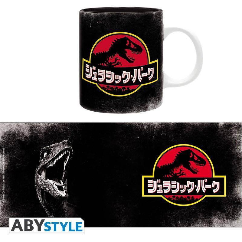 Jurassic Park- Tasse - 320 ml - "Raptor"- mit Box
