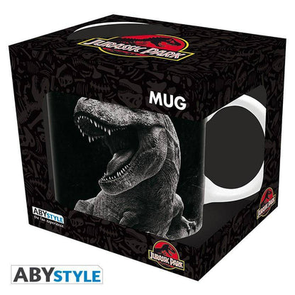 Jurassic Park- Becher - 320 ml – "T-Rex"- mit Box