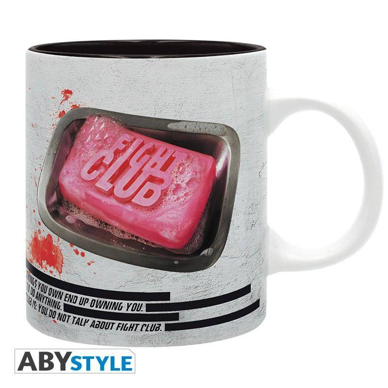 Fight Club - Becher - 320 ml - "Rule 1"- mit Box