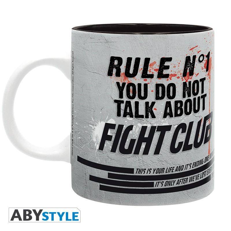 Fight Club - Becher - 320 ml - "Rule 1"- mit Box