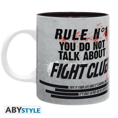 Fight Club - Becher - 320 ml - "Rule 1"- mit Box