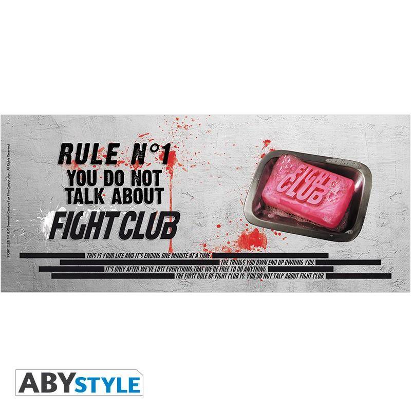 Fight Club - Becher - 320 ml - "Rule 1"- mit Box