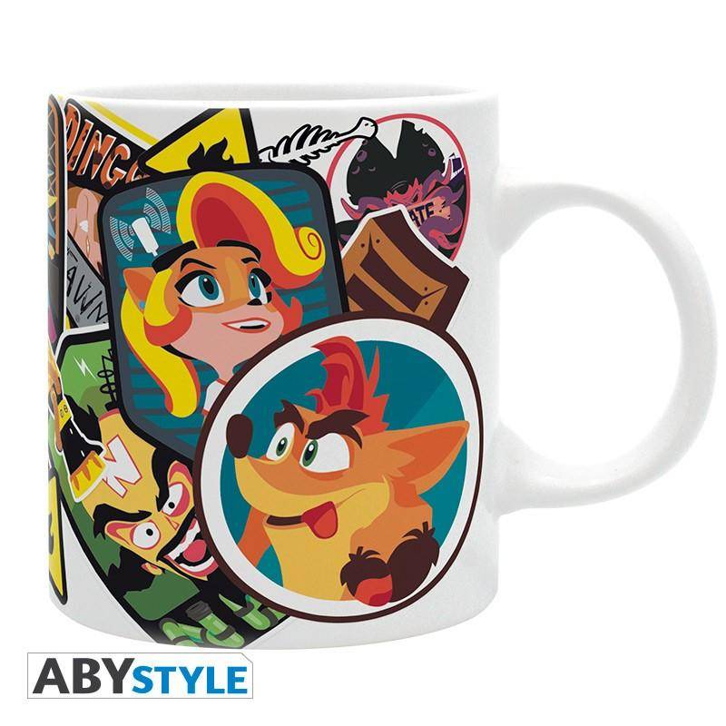 Crash Bandicoot - Tasse Sticker Crash - 320 ml