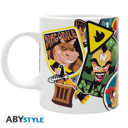 Crash Bandicoot - Tasse Sticker Crash - 320 ml